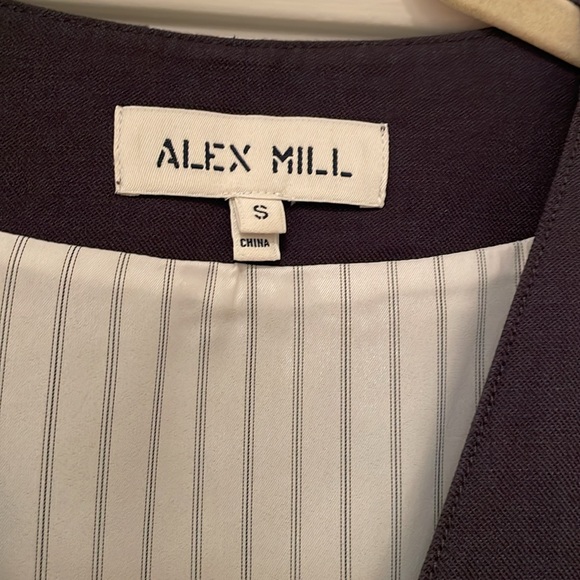 Alex Mill Kam Vest in Almost Black - Picture 5 of 7